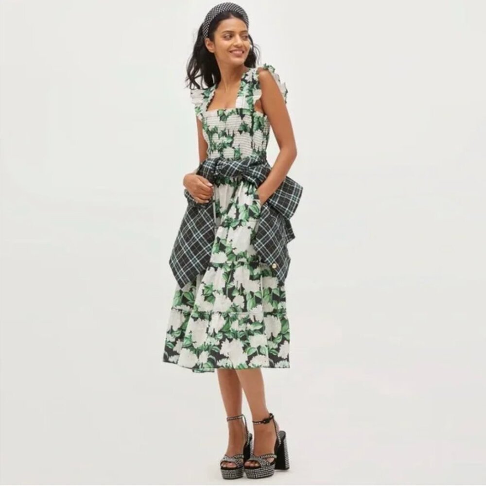 The Ellie Nap Dress | Night Bloom Cotton size xs